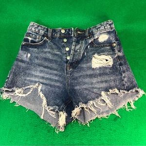 Wild Fable Highest Rise Denim Shorts Distressed Women’s Size 2